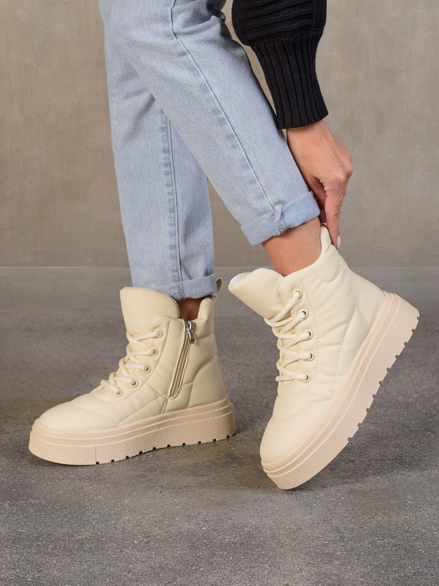 Кеды PATROL, размер 41, бежевый — фото 1