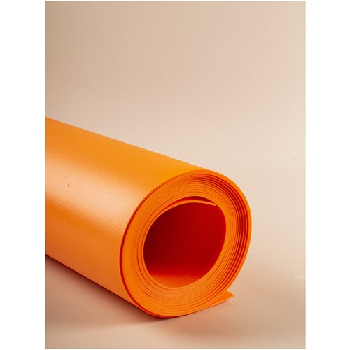 Изолон для творчества 2мм, в рулоне 5 метров, цвет апельсин
