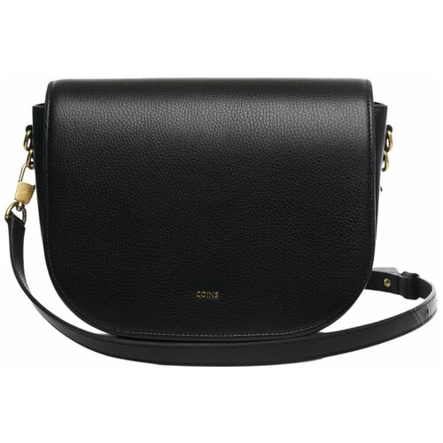 Сумка CNS-COINS, натуральная кожа, черный