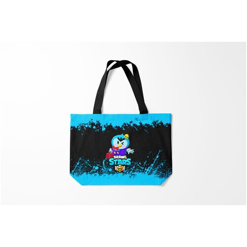 фото Сумка-шоппер / 46х35 см / геймерам / brawl stars mr.p burnettie