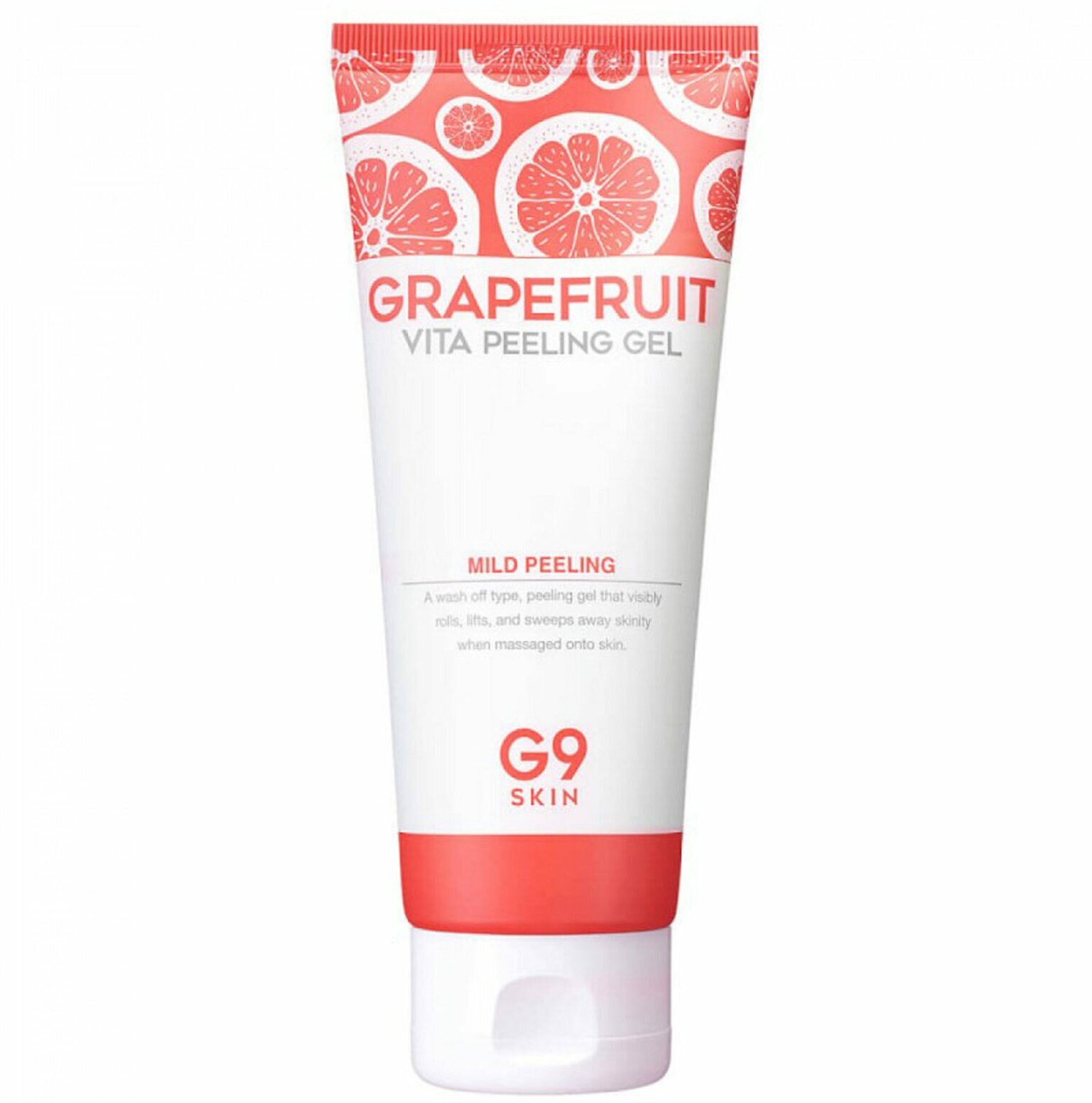 Гель-скатка для лица G9SKIN Grapefruit Vita Peeling Gel 150ml - фото №6