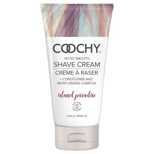Крем для бритья кондиционер COOCHY кучи ISLAND PARADISE 100 мл увлажняющий комплекс 950₽