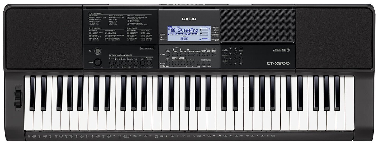 CASIO CT-X800C2 синтезатор, 61 клавиша