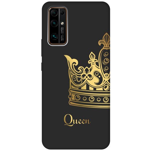 Матовый чехол True Queen для Honor 30 / Хонор 30 с 3D эффектом черный матовый чехол true queen для honor 80 хонор 80 с 3d эффектом черный