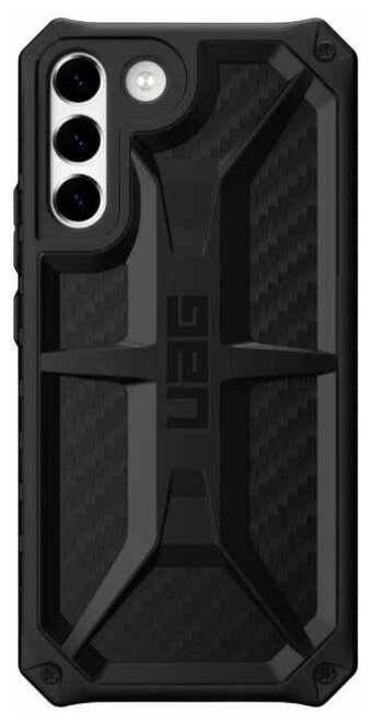Чехол Urban Armor Gear (UAG) Monarch Series для Samsung Galaxy S22, цвет Черный карбон