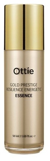 Увлажняющая эссенция для упругости кожи с частичками золота Ottie Gold Prestige Resilience Energetic Essence, 50мл