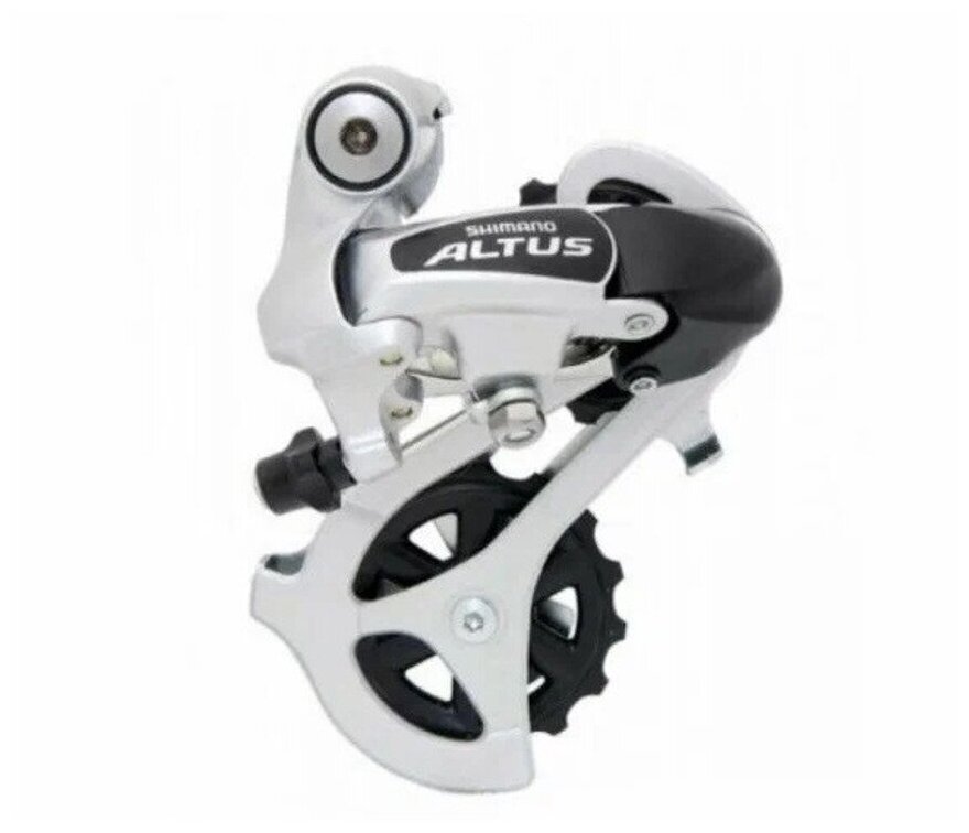 Переключатель задний Shimano Altus, M310, 7/8ск. Сереб