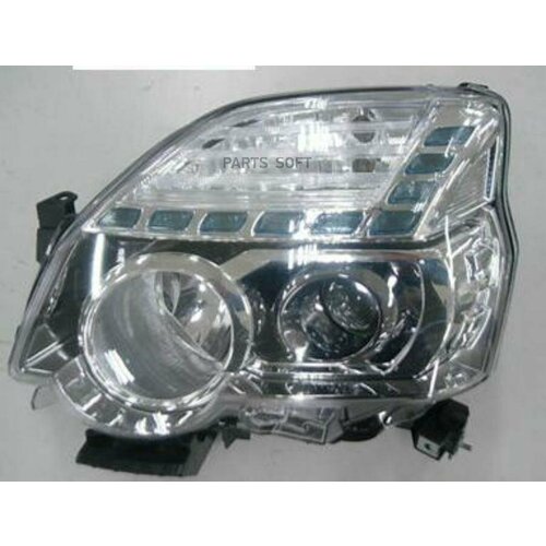 фото Depo 215-11f1l-ldem7 фара лев nissan: x-trail - 09/10- линзован