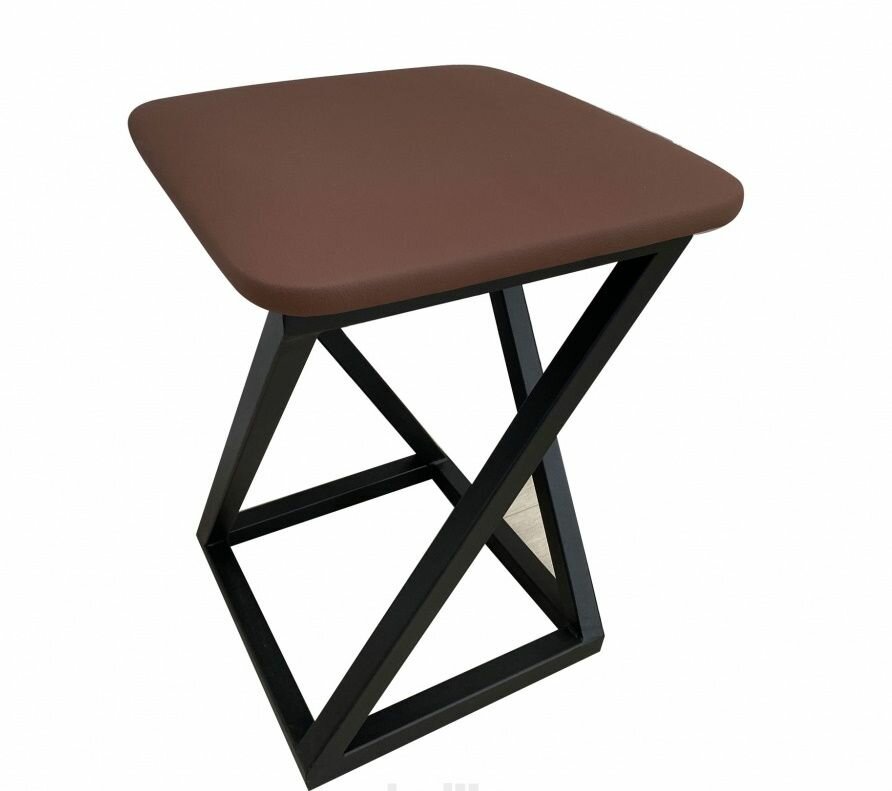 Табурет Саен 6 (Р) Экокожа Черный / 22МС Размеры: Высота 450мм Глубина 310мм Ширина 310мм