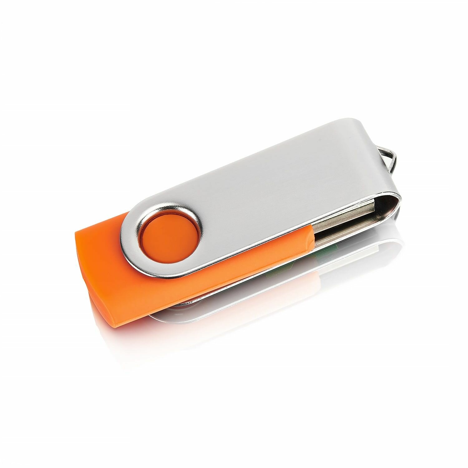 USB флешка, USB flash-накопитель, Флешка Twist, 128 Гб, оранжевая, арт. F01 USB 3.0 30шт