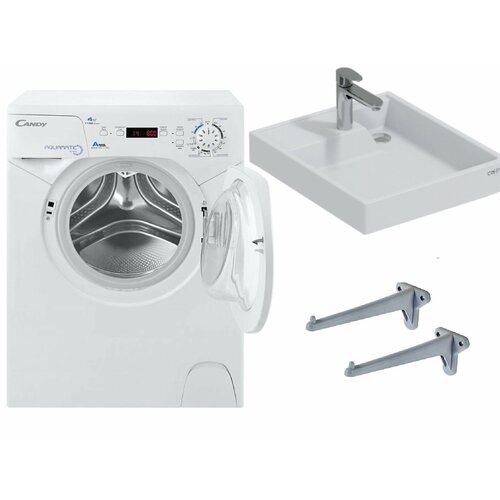 Мини стиральная машина под раковину Candy AQUA 114D2 с раковиной Юпитер 50 мини над стиральной машиной 47200₽