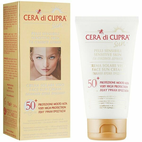 Крем для лица Cera di Cupra SUN FACE CREAM SPF 50+ 75 мл - фото №6