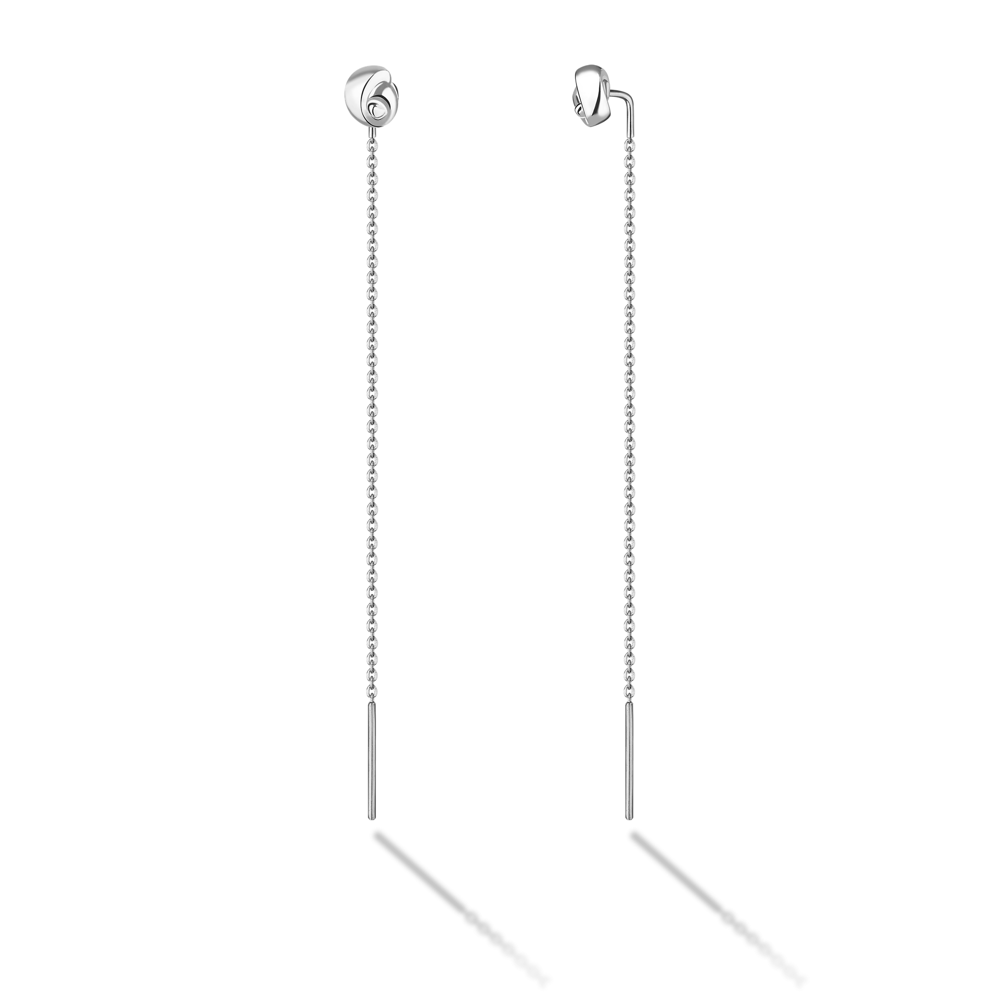 Серьги цепочки Infanta, серебро, 925 проба