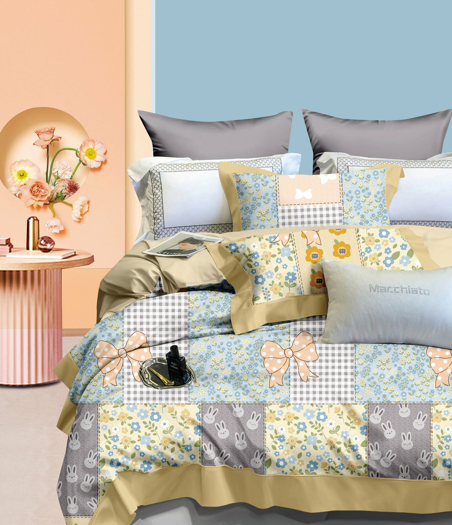 фото Постельное белье Tango (Танго) Евро MOMAE189 код1031, Фланель, 50x70