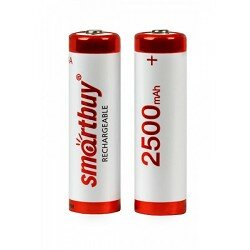 Smart buy Аккумулятор Smartbuy AA 2BL 2500 mAh SBBR-2A02BL2500 2шт. в уп-ке