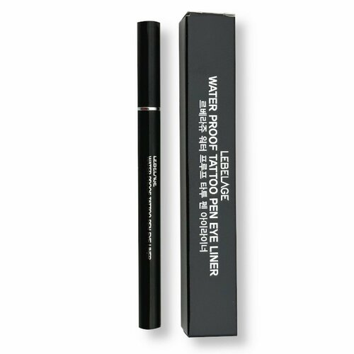 Lebelage Водостойкая подводка для глаз / Water Proof tattoo Pen Eye Liner, черный, 0,8 г metallic shiny eye liner smoky eye eyeshadow charming sequin eye liner pen waterproof glitter liquid eyeliner