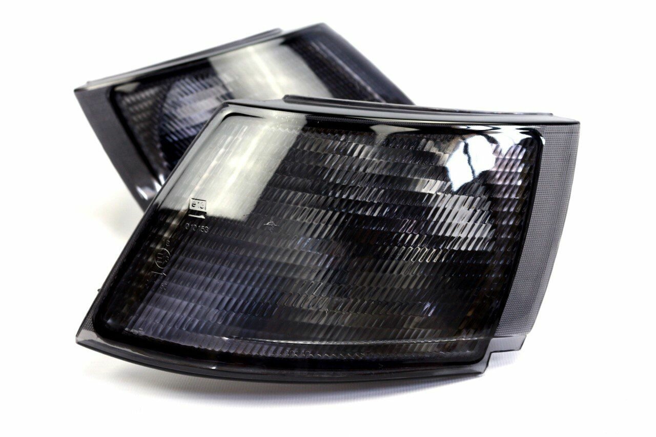 фото Указатели поворота фар под БОШ на Лада 2110 2111 2112 Тонированные, комплект 2 шт