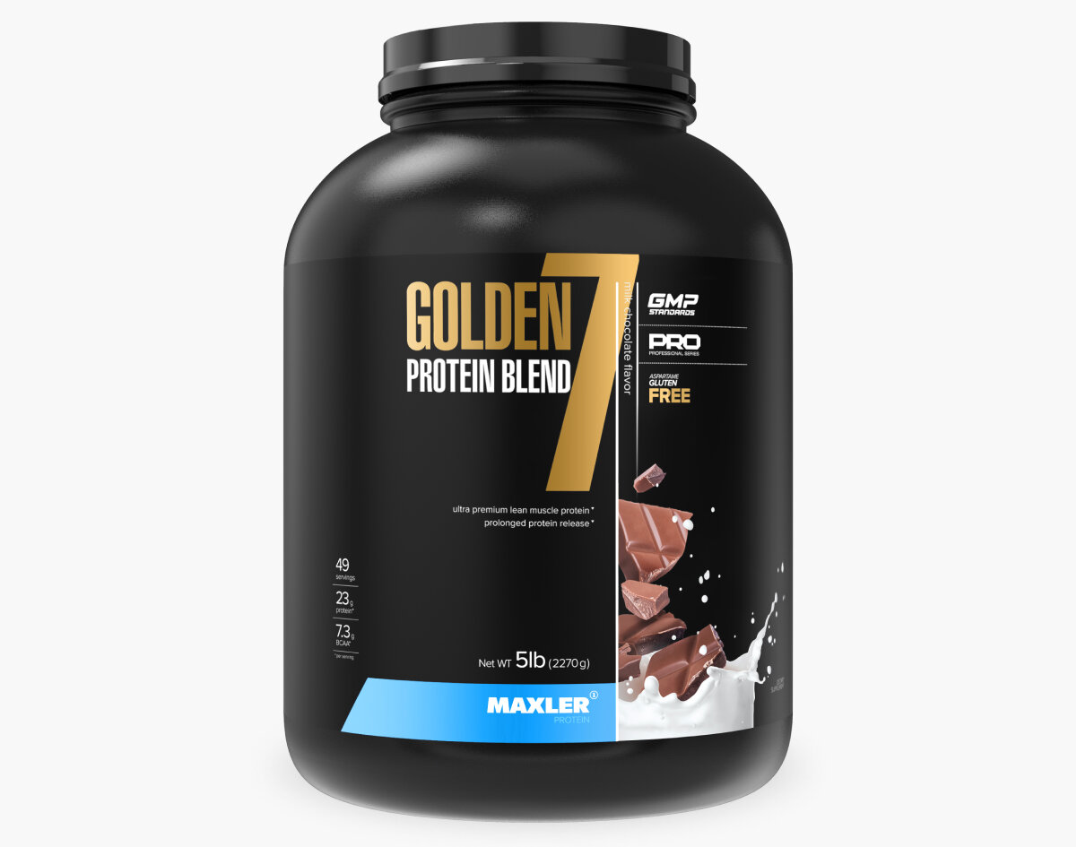 Протеин многокомпонентный в порошке Maxler Golden 7 Protein Blend