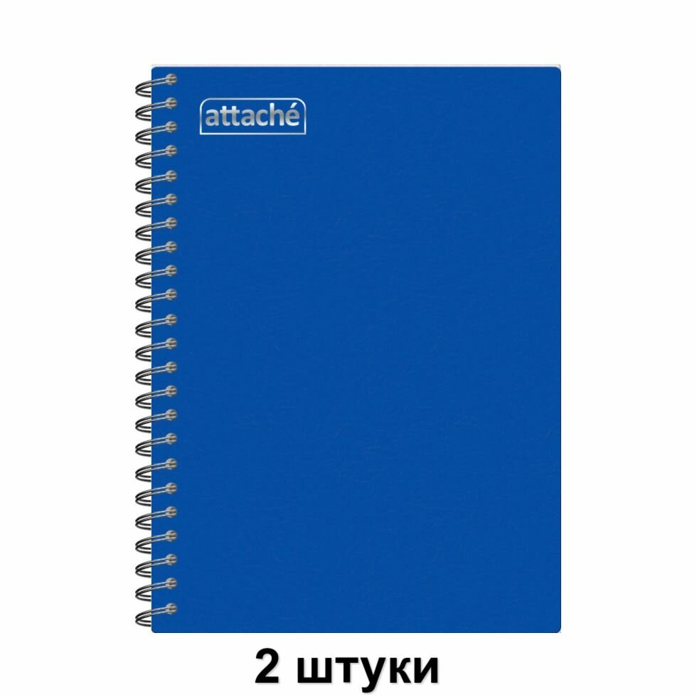 Attache Бизнес-тетрадь в клетку Plastic, А5, 96 листов, 2 шт