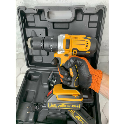 Дрель-шуруповерт Шуруповерт 36V От аккумулятора 36 В 50 Нм 2 АКБ Шуруповерт 8850₽