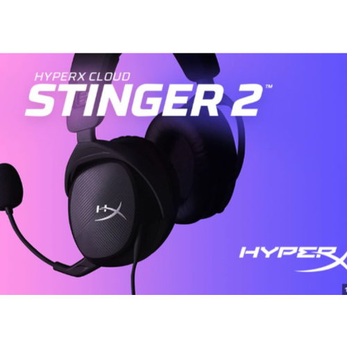 Игровая гарнитура HyperX Cloud Stinger 2 с технологией DTS, черный (519T1AA) черный, black
