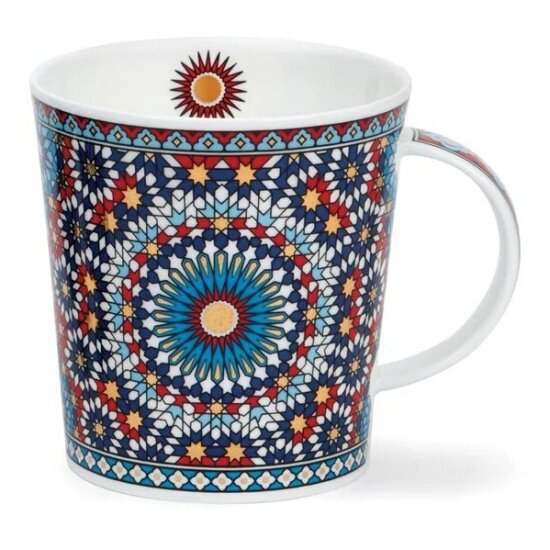 Кружка Dunoon Мозаика красная Ломонд 320 мл фарфор костяной (DNN78587521)