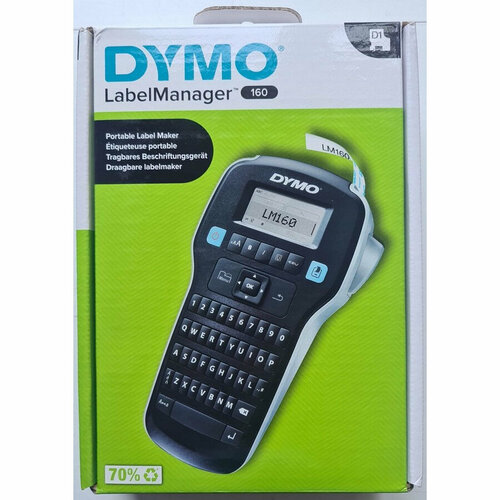 DYMO S0946360 Ленточный принтер DYMO LM160 ленты D1 шириной 6 9 12 мм клавиатура - латиница DYMO S0946360S0946320 9740₽