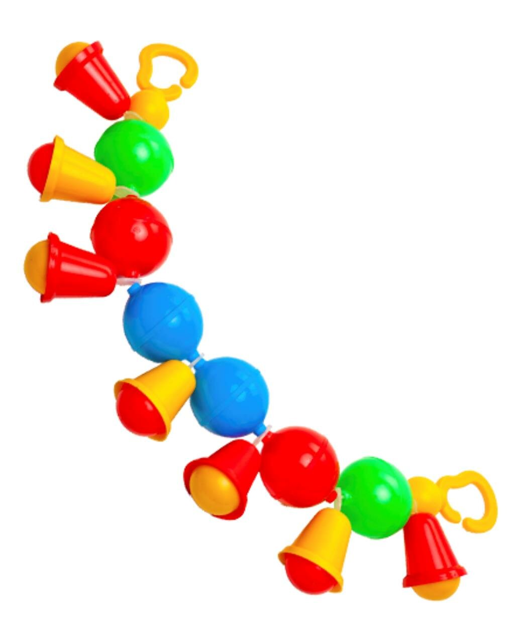 Подвеска АЭЛИТА "Колокольчики" развивающая пластик для малышей
