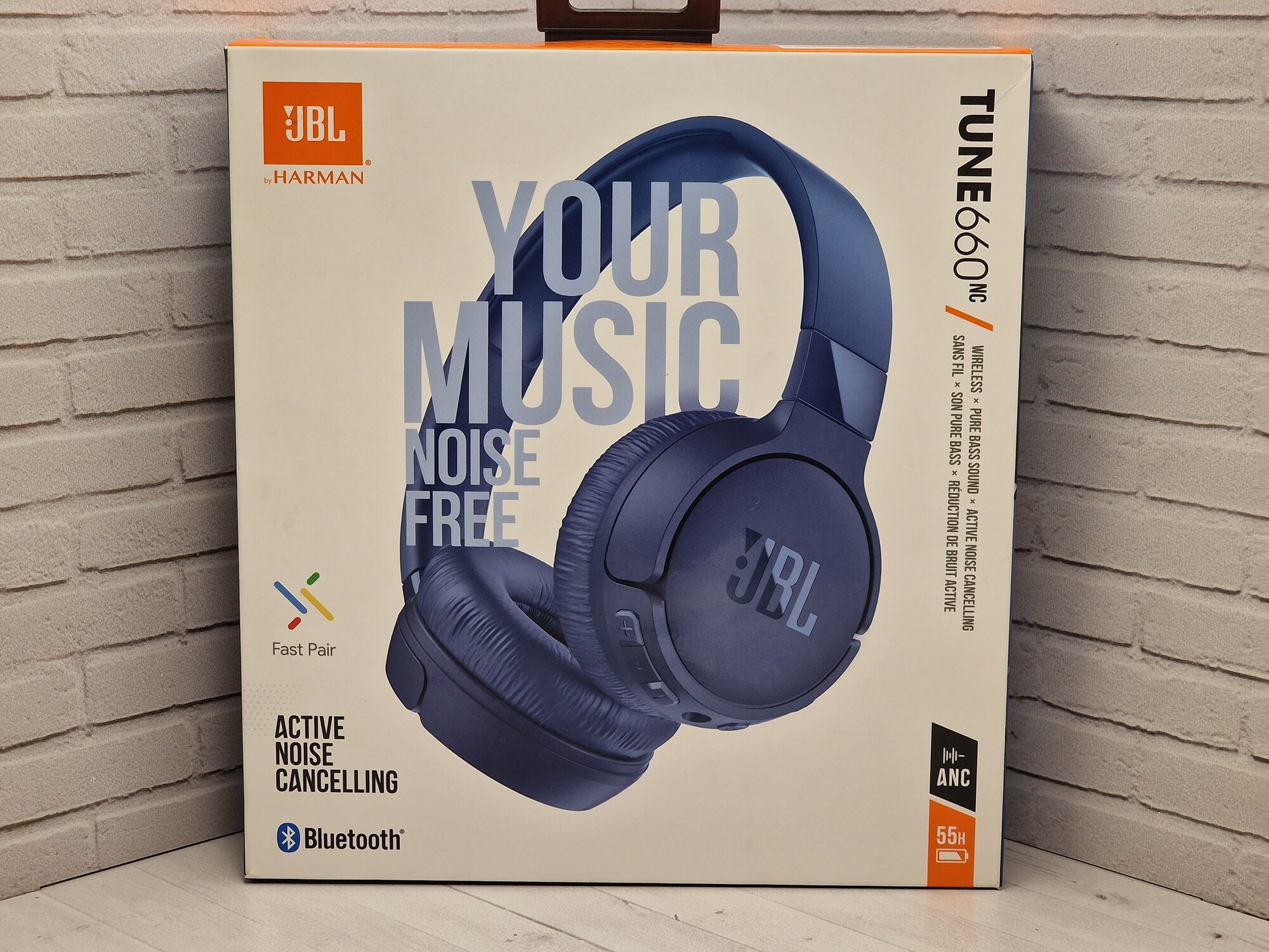 Беспроводные наушники JBL Tune 660NC, синий