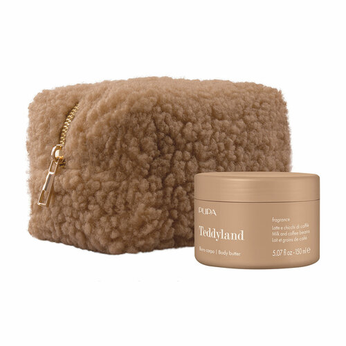 Pupa Подарочный набор TEDDYLAND масло для тела и косметичка 150мл Молоко и кофе 2652₽