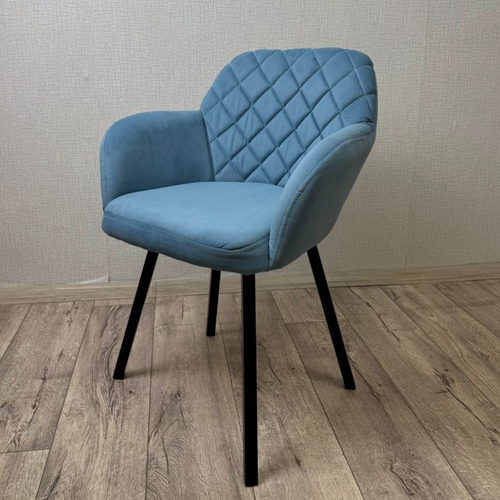 Изображение товара Стул для клиента FitBest, велюр, металл, без регулировки, 120кг