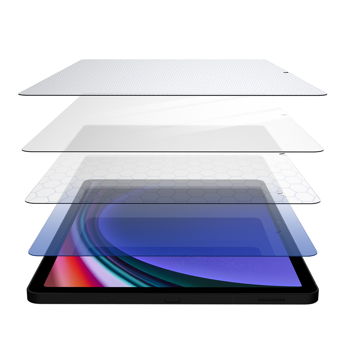 Стекло защитное Araree Core для Samsung Galaxy Tab A9, закаленное — фото 1