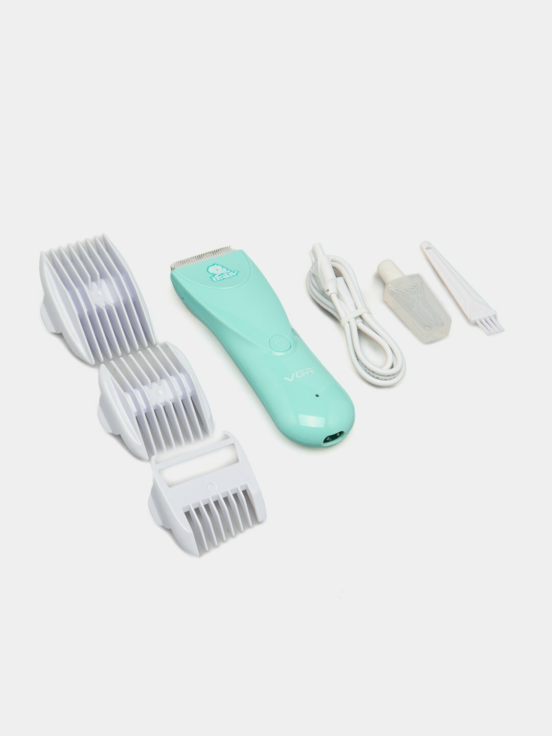 Baby Trim VGR V-150 безопасные машинки для стрижки волос для детей, вакуумная, бесшумная — фото 1