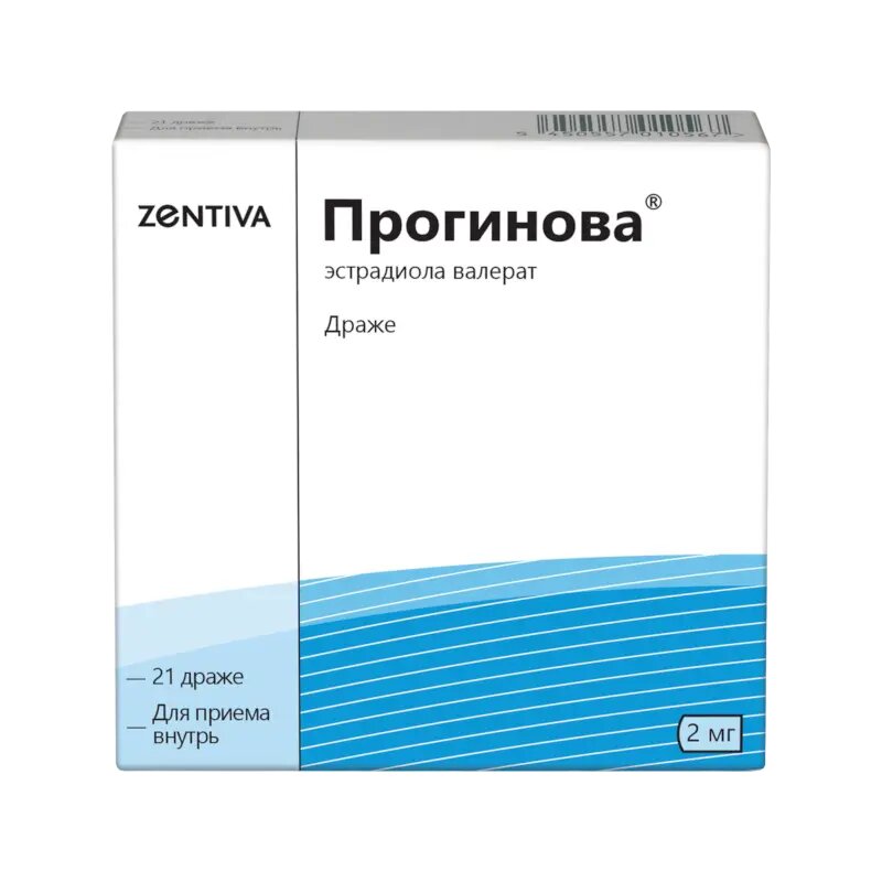 Прогинова драже 2 мг 21 шт