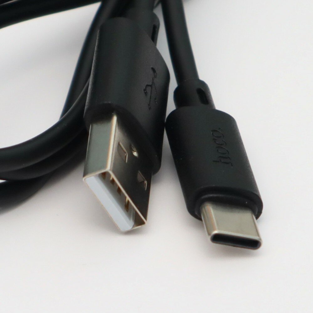 Кабель USB - Type-C (Am-Cm) Hoco X88, 3А, длина 1м, цвет черный — фото 1