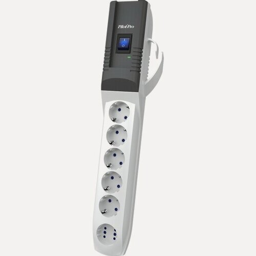 Изображение товара Сетевой фильтр Zis Pilot Pro 6 розеток, 7 м (Pilot Pro 7M)