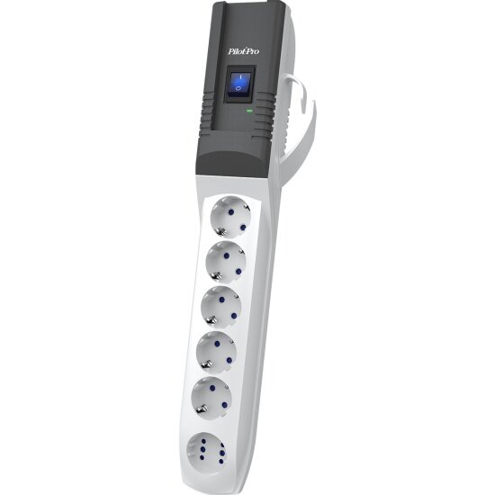 Сетевой фильтр Zis Pilot PRO 6 розеток  шнур 5 0м