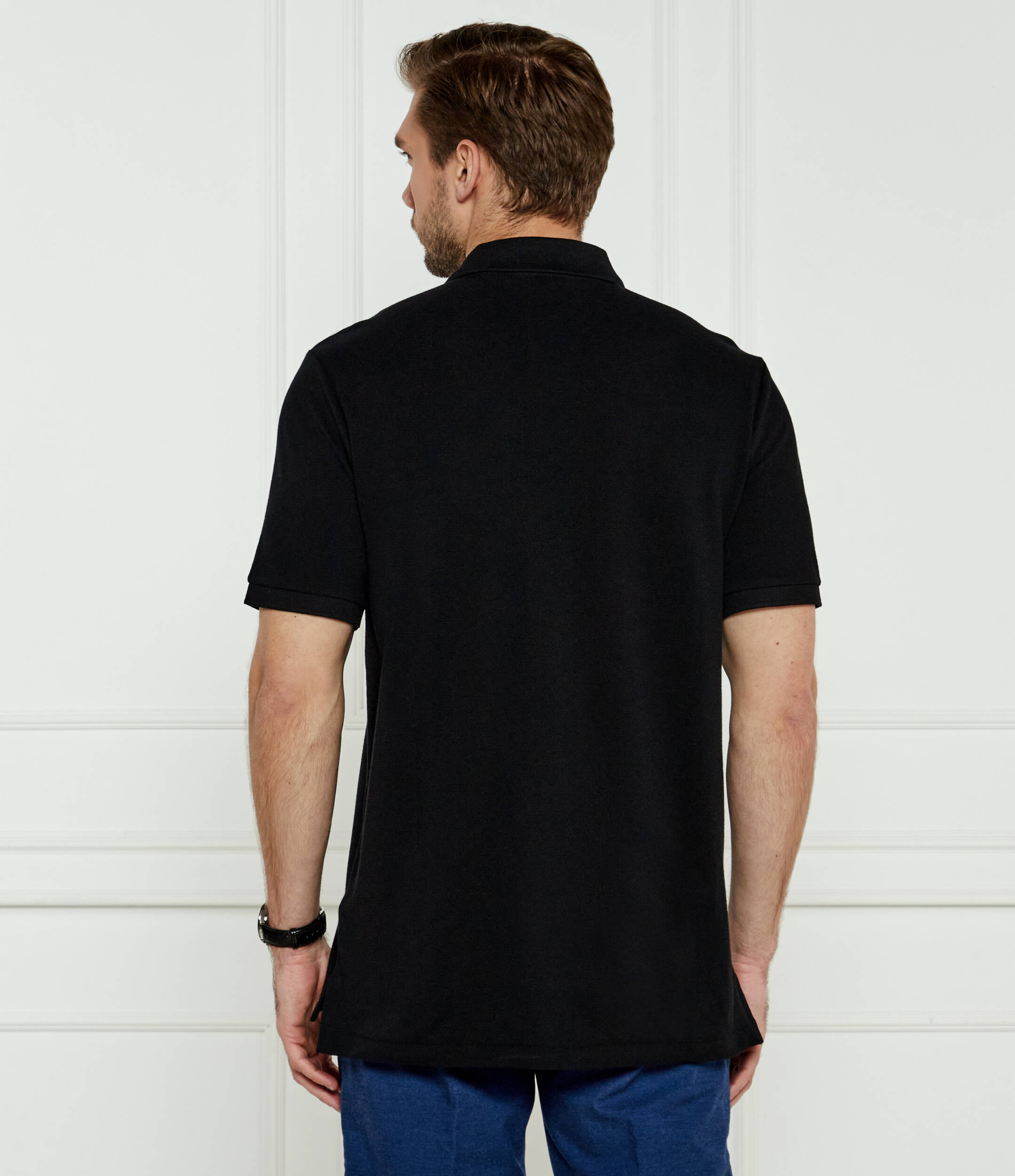 Поло Polo Ralph Lauren, размер L, чёрный — фото 1