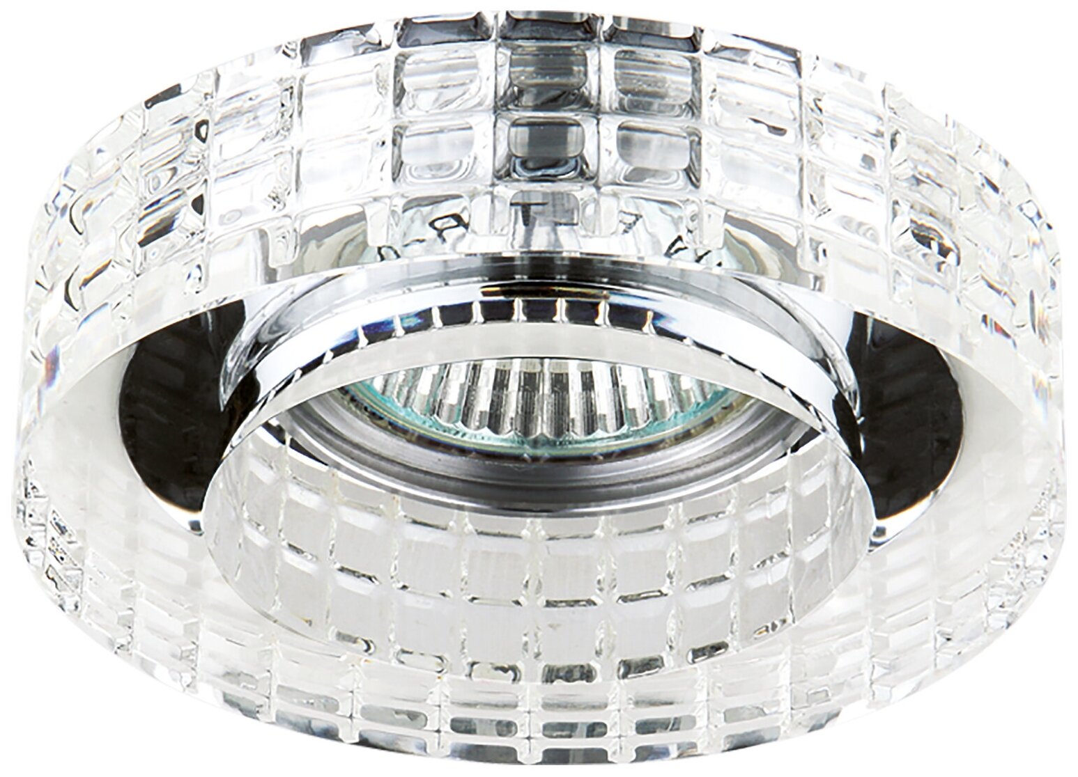 Встраиваемый светильник Lightstar Faceto 006350, GU5.3, 50Вт, кол-во ламп:1шт, Прозрачный