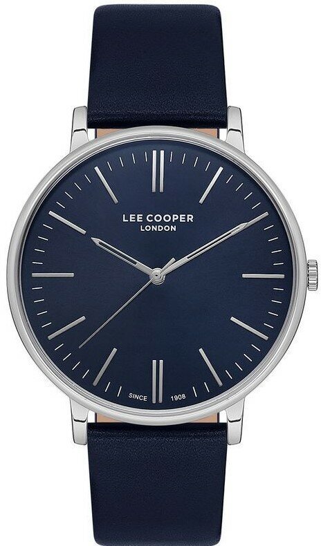Наручные часы Lee Cooper, серебряный, синий