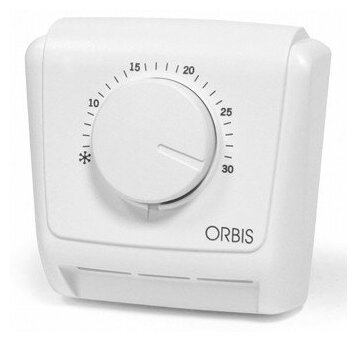 Комнатный терморегулятор (термостат) ORBIS CLIMA ML (16 А накладной) для обогревателей для электрических и газовых котлов.