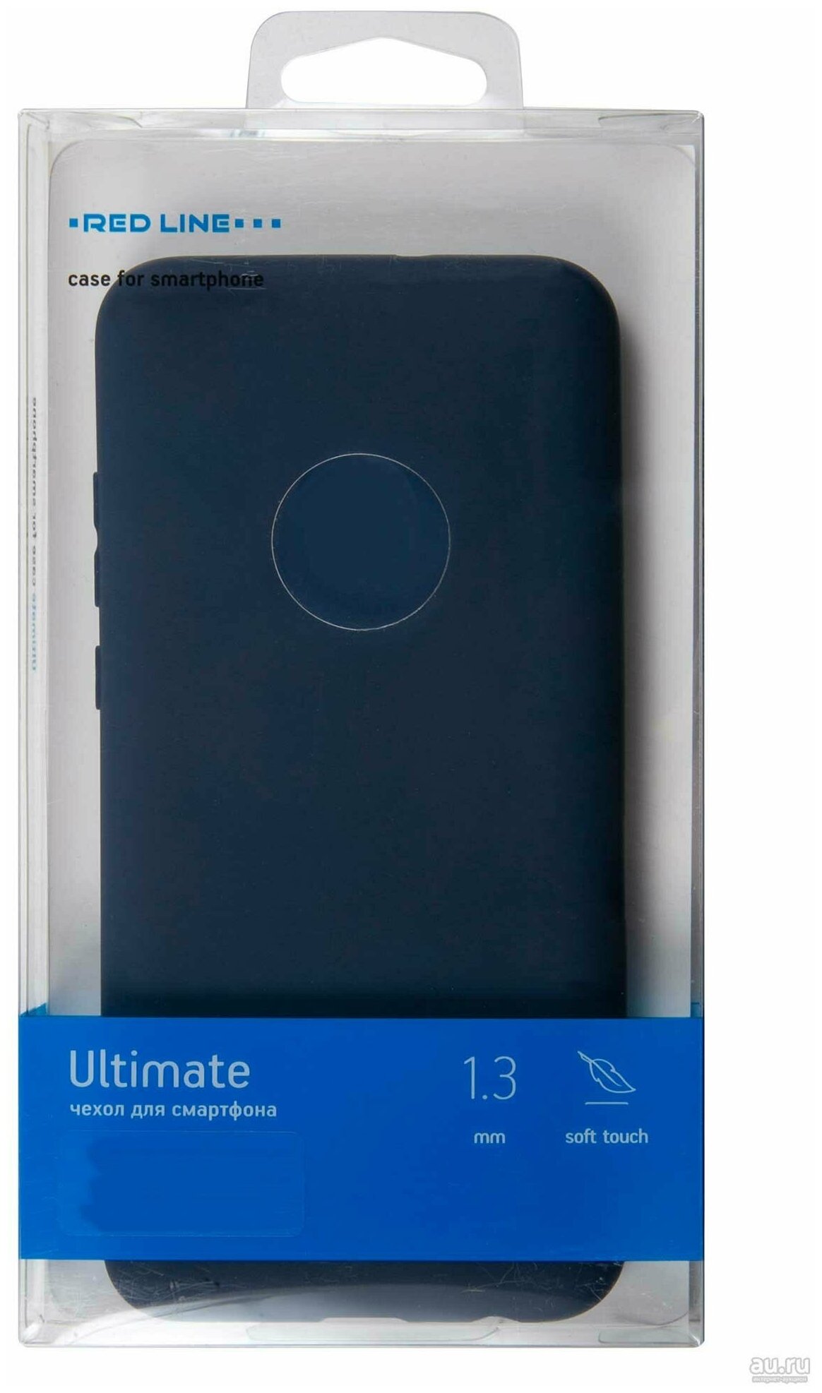 Чехол для Realme C11 (2021) / Рилми C11 (2021), с покрытием софт тач, силиконовая накладка синий