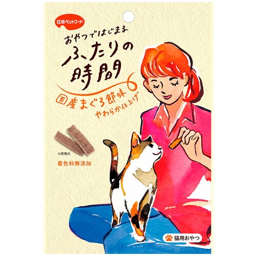 Лакомство для кошек Japan Premium Pet «Время для двоих». Нежный бисквит из тихоокеанского тунца, 20 г