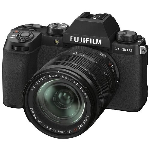 Фотоаппарат Fujifilm X-S10 Kit Fujifilm XF 18-55mm F28-4 R LM OIS черный 20199900₽