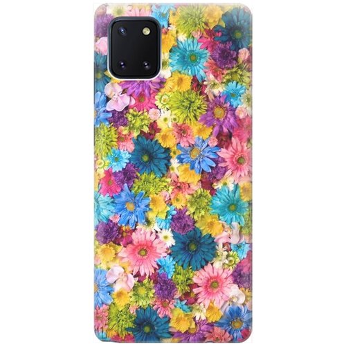 фото Силиконовый чехол на samsung galaxy note 10 lite / самсунг ноут 10 лайт с принтом "поле разноцветных цветов" gosso