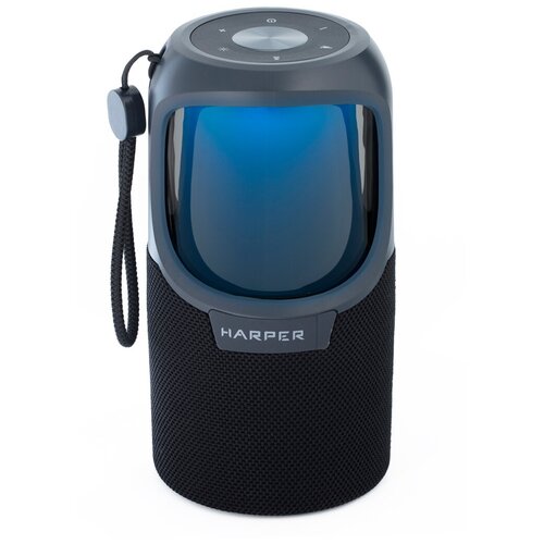 Портативная акустика HARPER Magic Flame PSL-021 RU, 10 Вт, черный