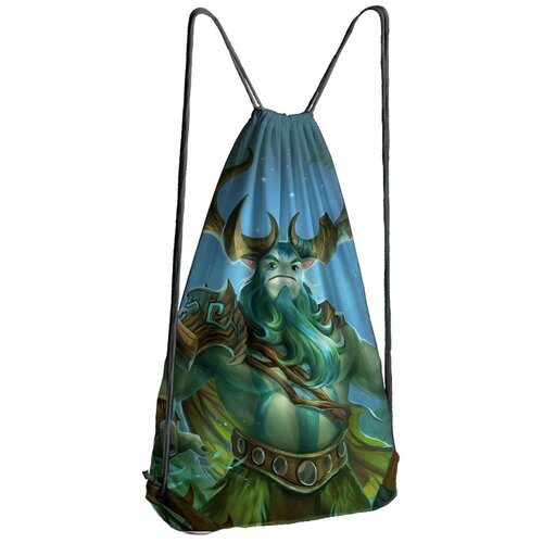 фото Сумка, рюкзак для сменной обуви dota с рогами drabs