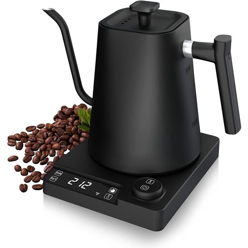 Чайник электрический APQ с функцией регулировки и сохранения температуры Электрочайник с длинным тонким гусиным носиком с терморегулятором для кофе 789000₽