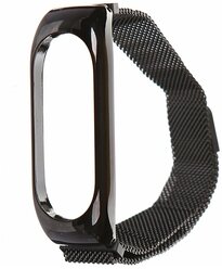 Aксессуар Ремешок Red Line для Xiaomi Mi Band 6 Milanese Loop Metal Black УТ000025184