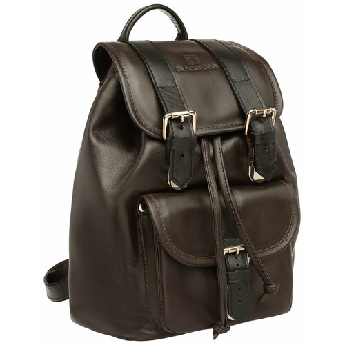 фото Женский кожаный рюкзак blackwood handa brown 1162602